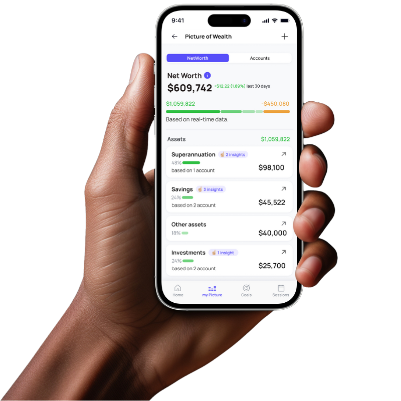 PictureWealth Mobile APP Net worth snapshot PictureWealth Mobile APP Net worth snapshot